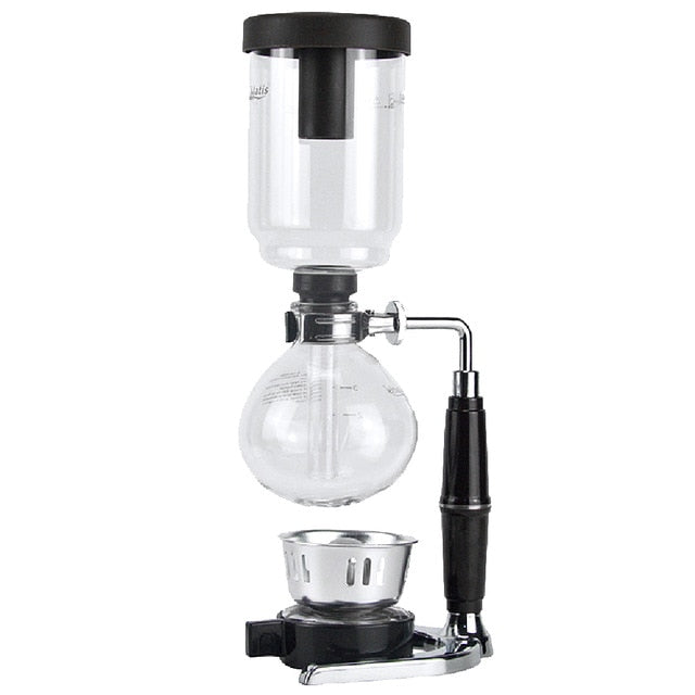 Japanese Style Siphon Coffee Maker Tea Siphon Pot Vacuum Coffeemaker Glass  Type Coffee Machine Filter