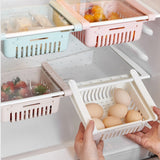 Refrigerator Drawer Shelves Plate Layer Storage Rack Kitchen Organizer