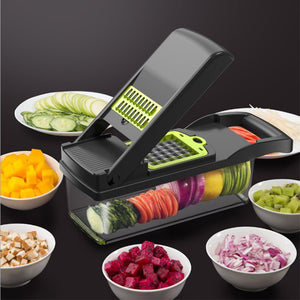 Vegetable Fruit Slicer Grater Cutter Peeler Multifunctional Potato Peeler Carrot Grater Drain Basket Kitchen Tool